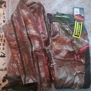 Under Armour Camo Jacket and Pants